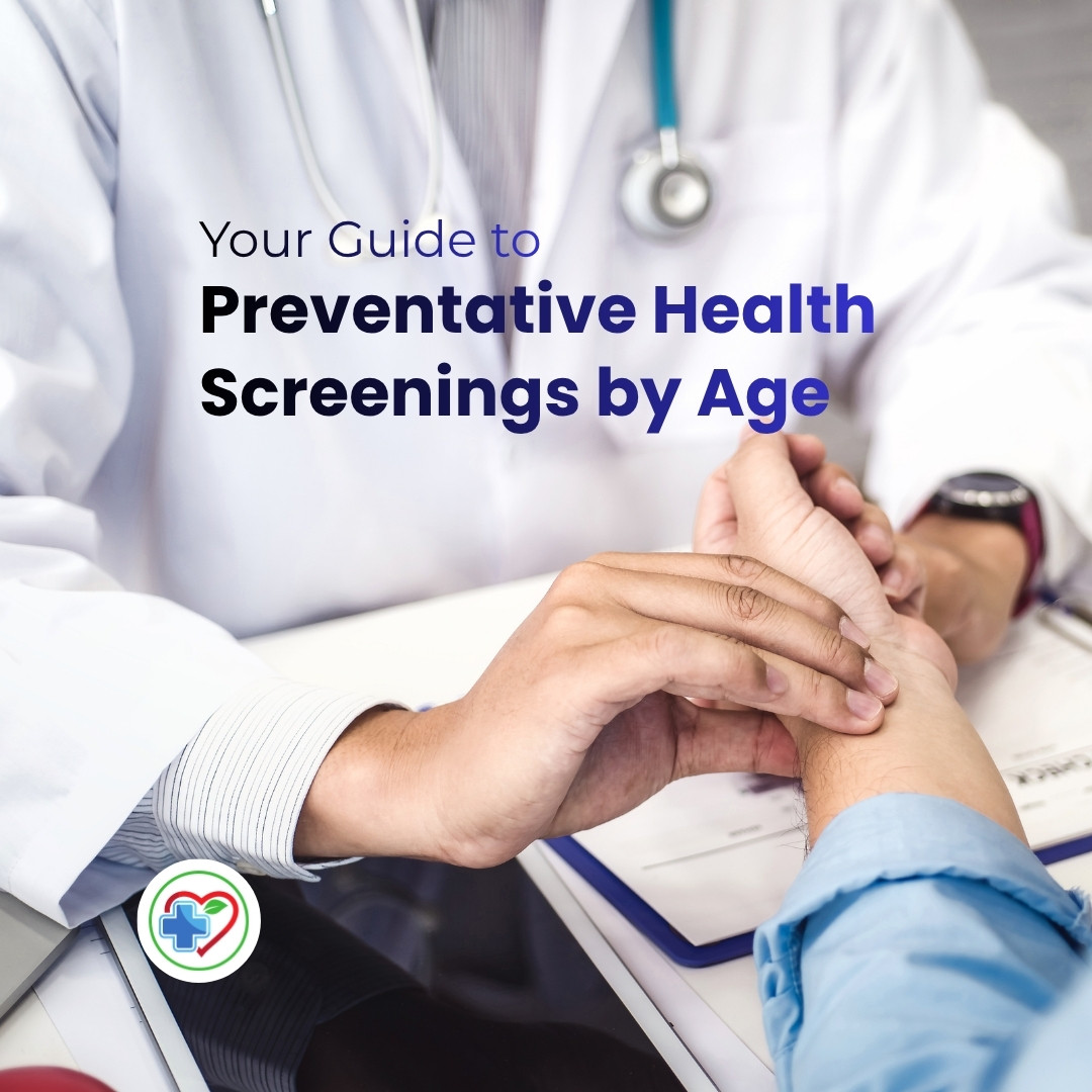 Preventative Health Screenings by Age